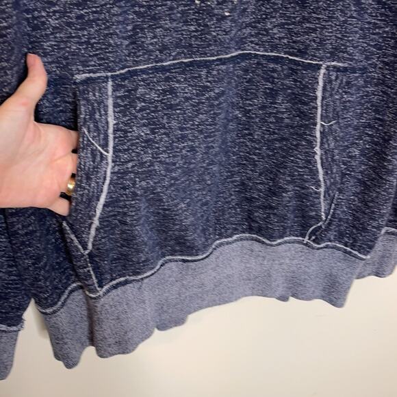 Roebuck & Co Heathered Navy Hoodie Size XXL - Picture 3 of 6